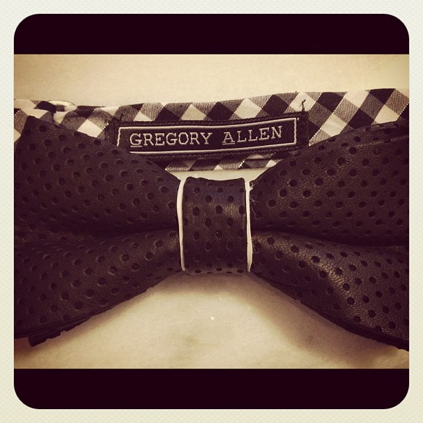 GAC wedding bow tie : another happy customer :) - via Instagram