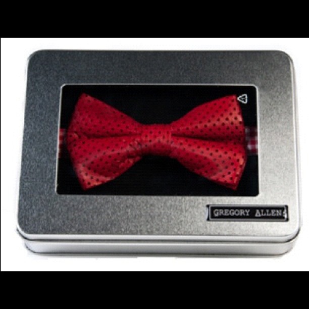 GAC : Classic Red leather bow tie - www.gregoryallencompany.com #gregoryallencompany #gac #bowtie #men #leather - via Instagram