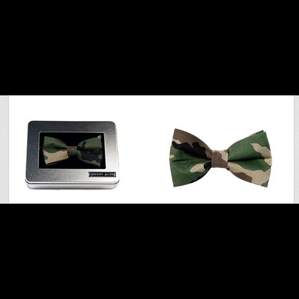 GAC : camouflage bow tie - www.gregoryallencompany.com #men #gregoryallencompany #gac #bowtie #womenwear #menswear #camouflage - via Instagram