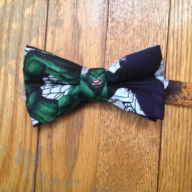 GAC : Bespoke kids bow tie ..#gregoryallencompany #bowties #bespoke #kids #superhero - via Instagram