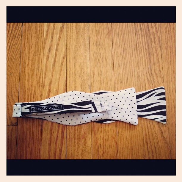 GAC polkadots / zebra print now tie . – via Instagram