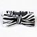Women’s Black & White Zebra Print Bow Tie
