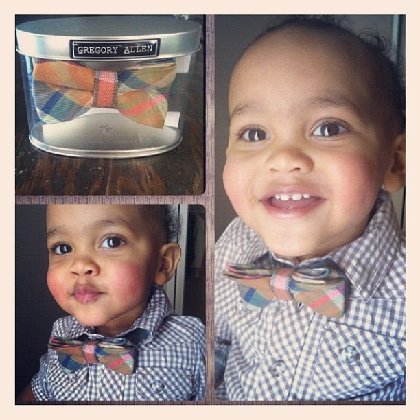 GAC : Bespoke baby bow tie . #gac #gregoryallencompany #bowtie #baby #kids – via Instagram