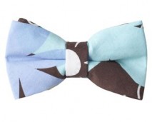 2013 Spring Women's Brown, Blue Bow Tie