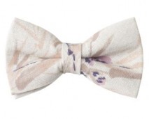 2013 Spring Women's (Eliabeth) Bow Tie - Linen with Floral Print