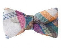 2013 Spring Women's Pink, Green, Yellow Bow Tie