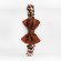 Girl’s Brown Leather with Leopard Print Bow Tie Head Band