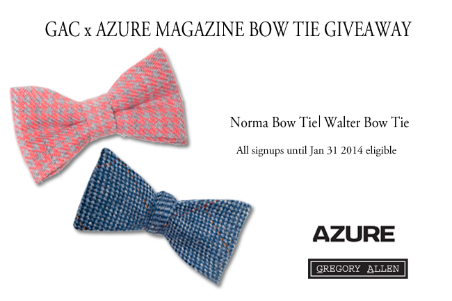 Blog - GAC x Azure Bow Tie Giveaway (rev)