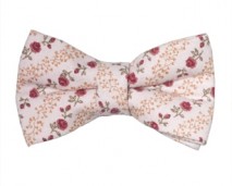 women's pink floral bow tie - shop size (1)